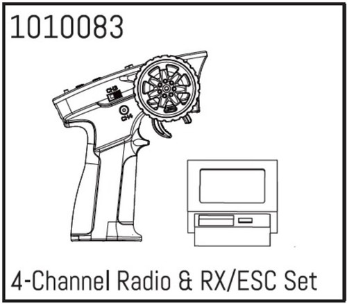 Hobby plus set radio 4 - plus, rc